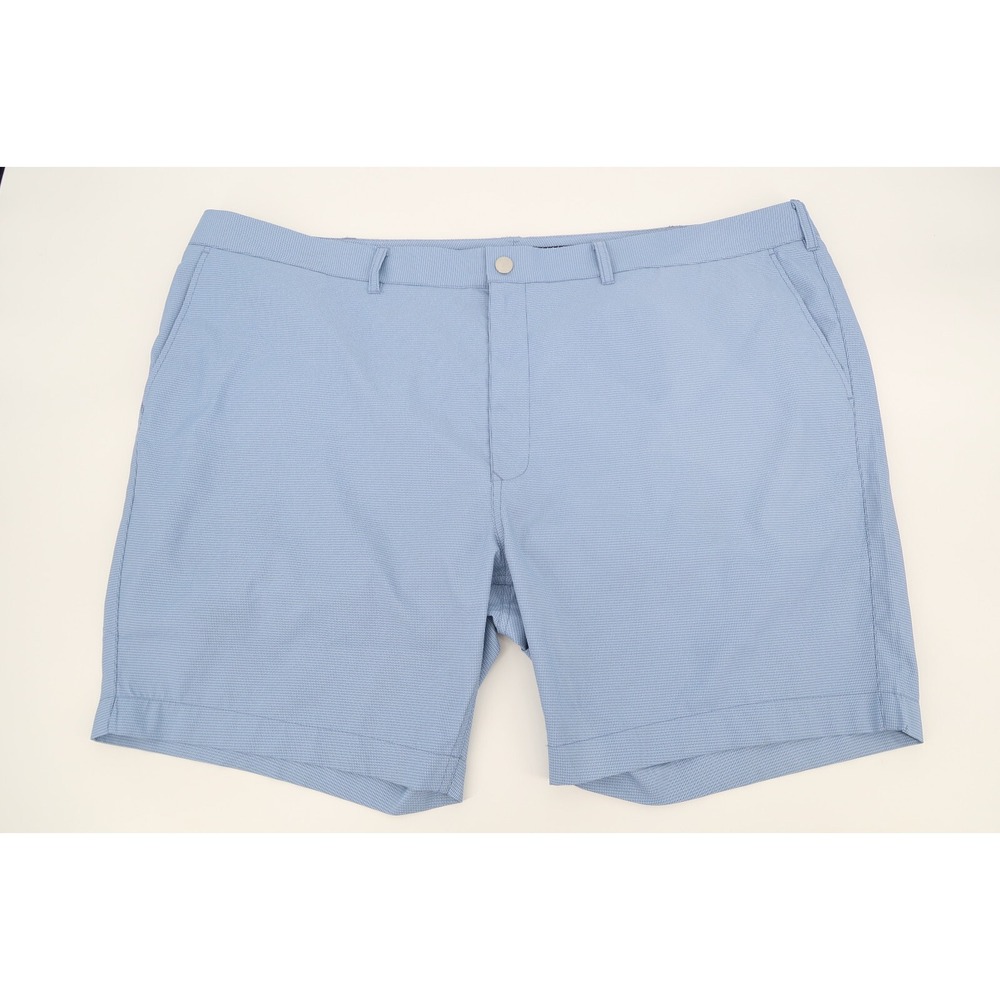 Bonobos Golf Mens 50 Highland Golf Shorts Performance Blue Checks 8" Inseam